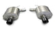 Corsa 09-13 Cadillac CTS Sedan V 6.2L V8 Black Touring Axle-Back Exhaust - Mammoth Racing -