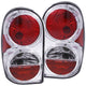 ANZO 2002-2007 Jeep Liberty Taillights Chrome - Mammoth Racing -