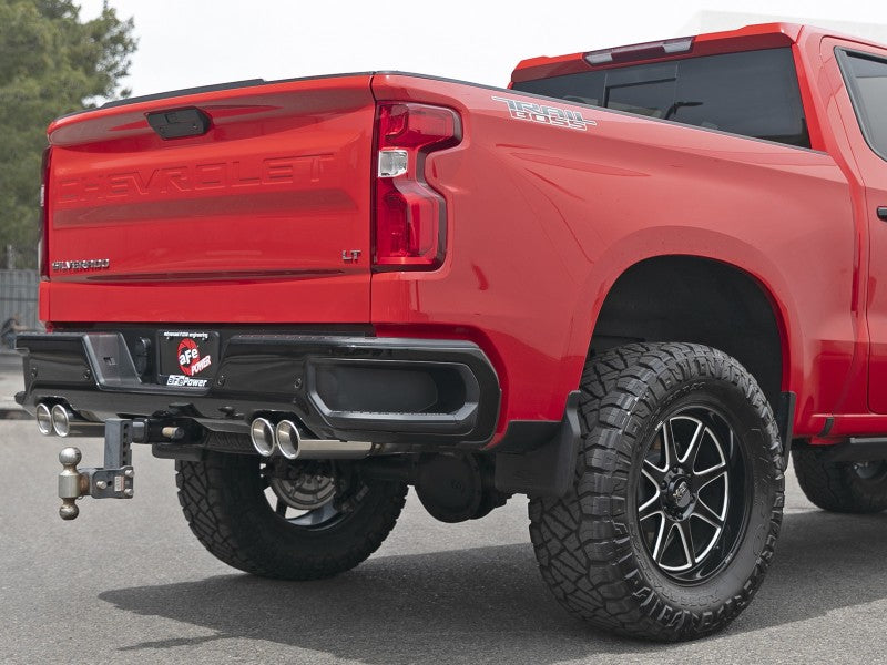 aFe Vulcan Series 3in 304SS DPF-Back 20-21 GM Trucks L6-3.0L (td) LM2 - Dual Polished Tip - Mammoth Racing -