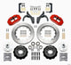 Wilwood Narrow Superlite 6R Front Hub Kit 14.00in Red 59-64 Chevy Impala / 63-64 Corvette - Mammoth Racing -