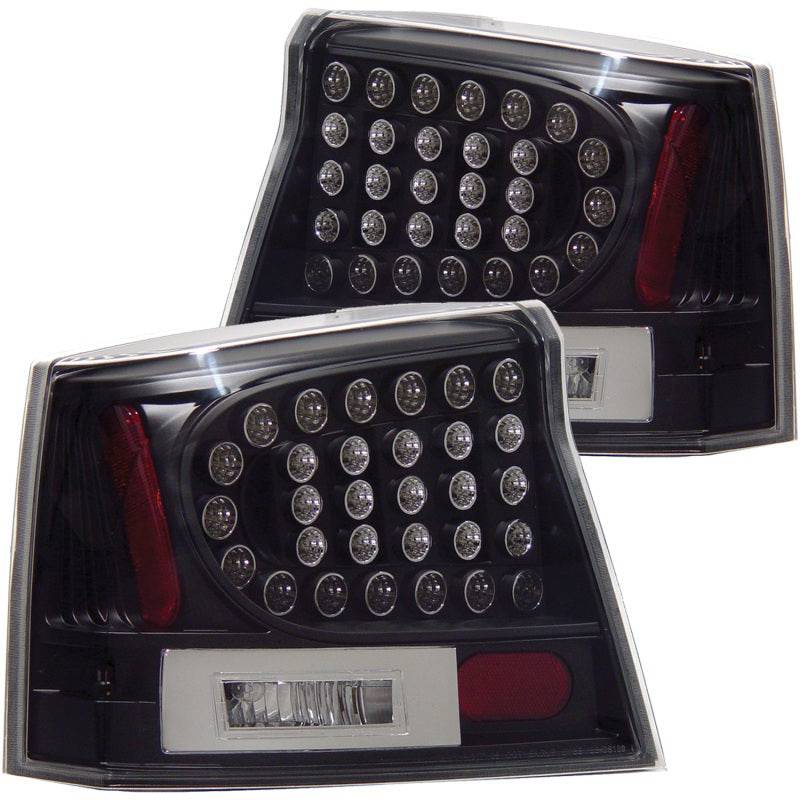ANZO 2006-2008 Dodge Charger LED Taillights Black - My Store