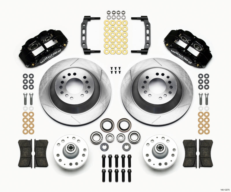 Wilwood Narrow Superlite 6R Front Hub & 1PC Rtr Kit 12.88in 74-80 Pinto/Mustang II Disc Spindle only - Mammoth Racing -