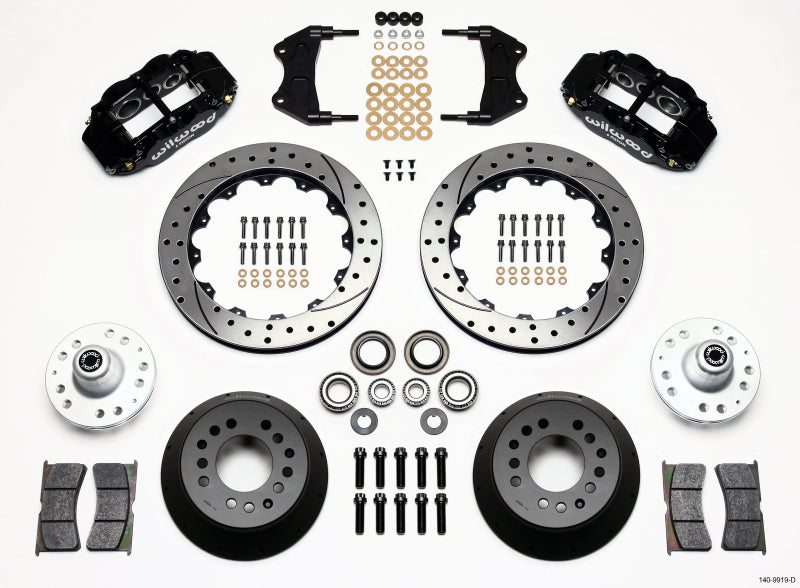 Wilwood Narrow Superlite 6R Front Hub Kit 12.88in Drilled WWE ProSpindle - My Store