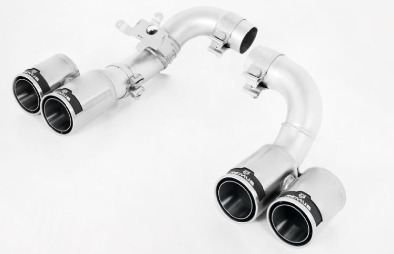 Remus 2012 BMW 3 Series F30/F31 Quad 84mm Straight w/Carbon Insert Tail Pipe Set - Mammoth Racing -