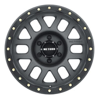 Method Mr309 Grid 17x8.5 0mm Offset 6x5.5 108mm CB Titanium/Black Street Loc Wheel - Mammoth Racing -