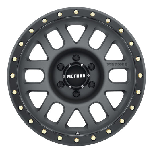 Method Mr309 Grid 18x9 0mm Offset 6x5.5 108mm CB Titanium/Black Street Loc Wheel