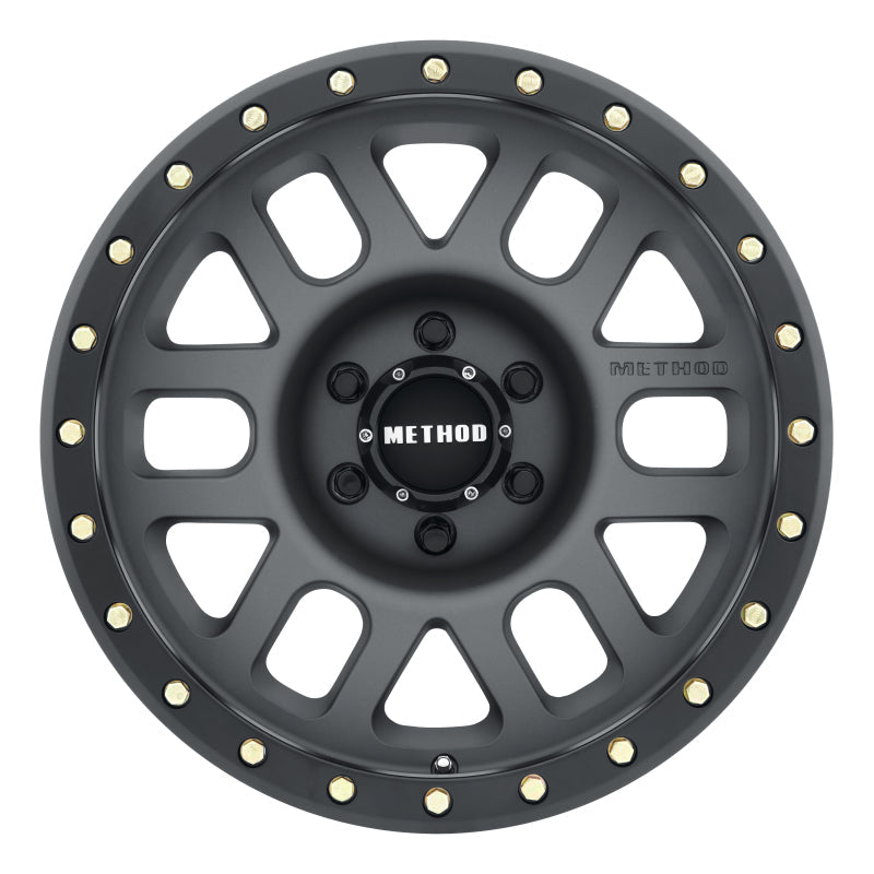 Method Mr309 Grid 18x9 +18mm Offset 6x135 94mm CB Titanium/Black Street Loc Wheel - Mammoth Racing -