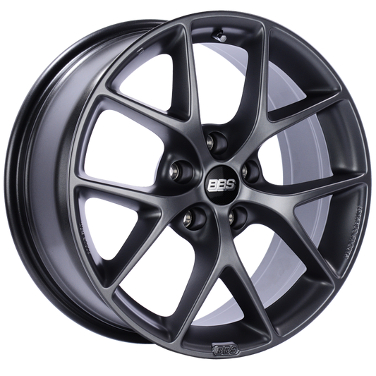 BBS SR 17x7.5 5x108 ET45 Satin Grey Wheel -70mm PFS/Clip Required - Mammoth Racing -