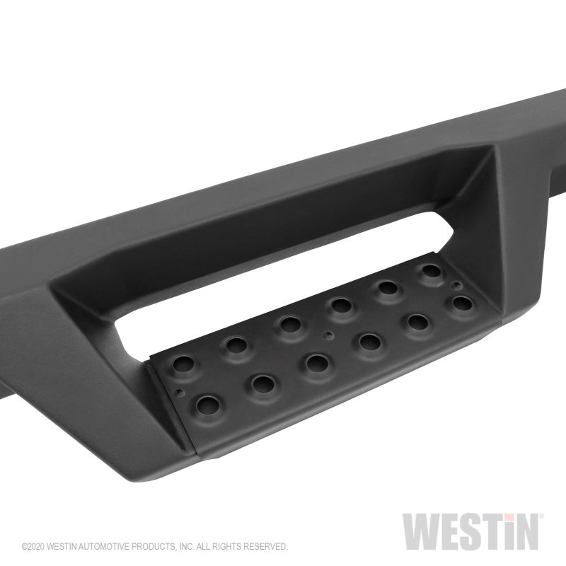 Westin 04-13 Chevy Silverado 1500 Crew Cab 2004-2013 HDX Drop Nerf Step Bars - Textured Black - Mammoth Racing -
