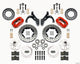 Wilwood Forged Dynalite Front Kit 11.00in Drill-Red 69-70 Impala Drum/Disc 69-82 Vette - Mammoth Racing -