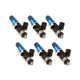 Injector Dynamics Id1050x Injectors 11mm (Blue) Adaptor Tops Denso Lower Cushions (Set of 6) - Mammoth Racing -