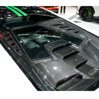 Carbon Fiber Engine Hood Cover with Transparent Window for Lamborghini Huracan LP580 LP610 EVO