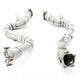 Catless High Flow 304 Stainless Exhaust Downpipe for Audi RS6 C7 4.0TT