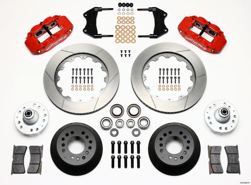 Wilwood Narrow Superlite 6R Front Hub Kit 14.00in Red WWE ProSpindle - My Store