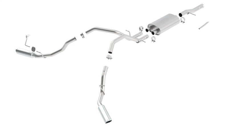 Borla 09-12 Chevrolet Silverado / 09-12 GMC Sierra 1500 WT/SLE/LT 4.8L/5.3L/6.0L SS Catback Exhaust - My Store
