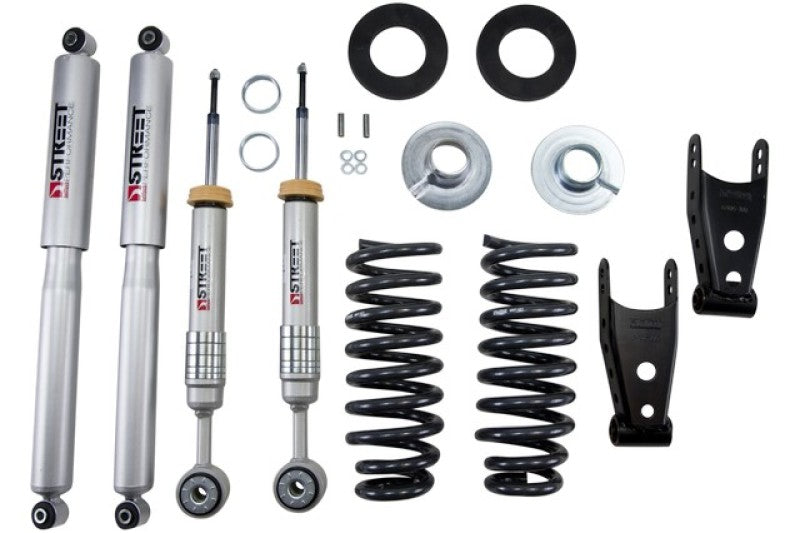 Belltech Lowering KIT 09-13 Ford F-150 (All Cabs) Short Bed 2WD 2in-3in F/ 2in R Drop w/SP Shocks - Mammoth Racing -