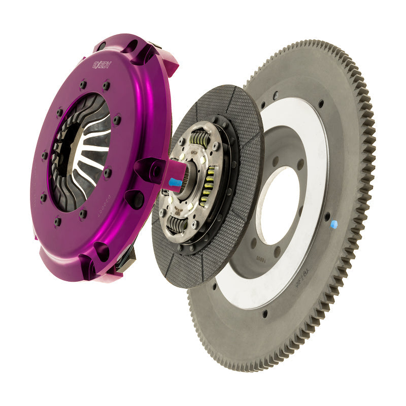 Exedy 1986-1989 Mazda Rx-7 R2 Hyper Single Carbon-D Clutch Sprung Center Disc Push Type Cover - Mammoth Racing -