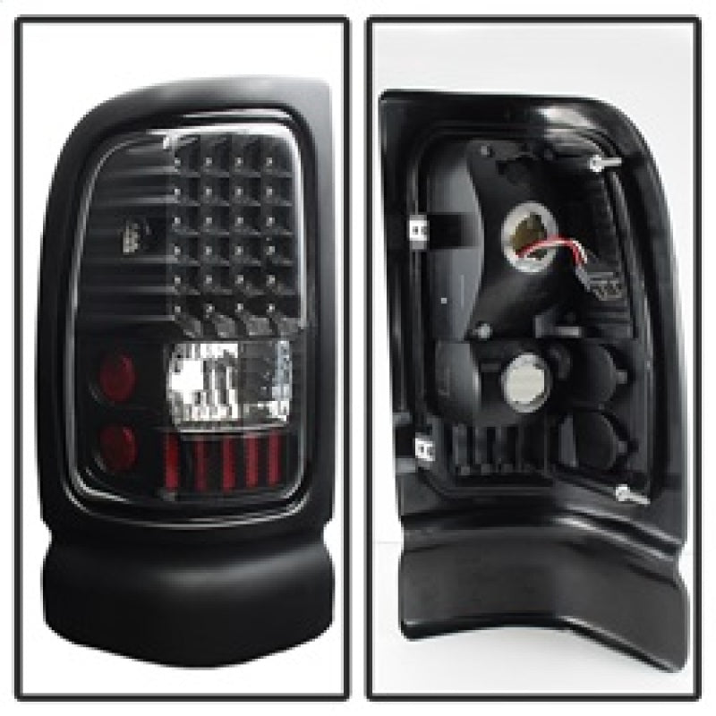 Xtune Dodge Ram 1500 94-01 / Ram 2500/3500 94-02 LED Tail Lights Black ALT-ON-DRAM94-LED-BK - Mammoth Racing -