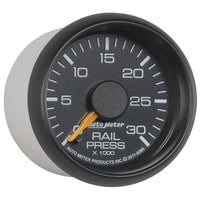 Autometer Factory Match 52.4mm Digital Stepper Motor 0-30,000 PSI Diesel Fuel Rail Pressure Gauge - My Store