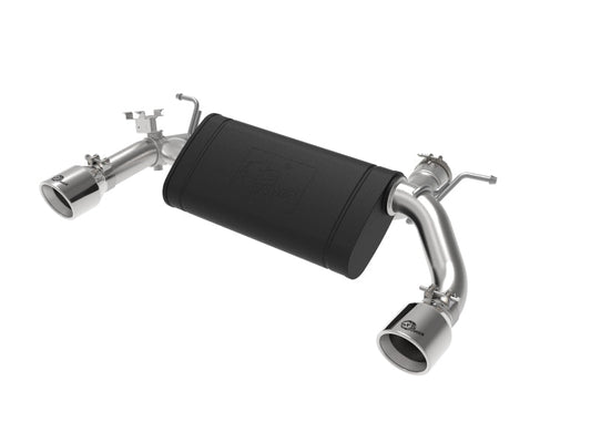 aFe MACHForce XP 3in to 2.5in 304 SS Axle-Back Exhaust w/ Polished Tips 14-16 BMW M235i - Mammoth Racing -