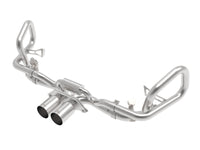 afe 14-16 Porsche 911 GT3 991.1 H6 3.8L MACH Force-Xp 304 SS Cat-Back Exhaust System w/ Brushed Tips - Mammoth Racing -