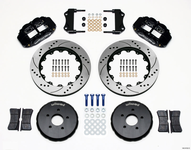 Wilwood Narrow Superlite 6R Front Hat Kit 14.00in Drilled Nissan 350Z/Fiti G35 - My Store