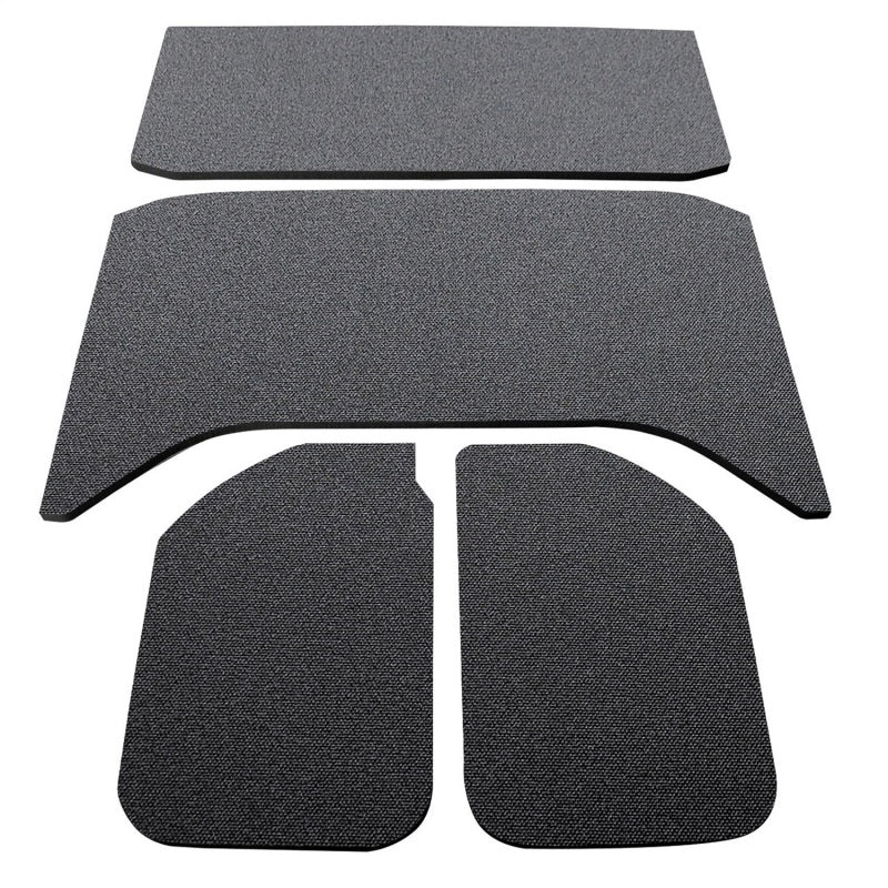 DEI 11-18 Jeep Wrangler JK 4-Door Headliner Black 4 Piece - Mammoth Racing -