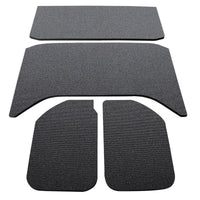 DEI 11-18 Jeep Wrangler JK 4-Door Headliner Black 4 Piece - Mammoth Racing -