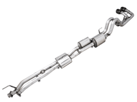 AWE 16-22 Toyota Tacoma 0FG Catback Exhaust w/ BashGuard - Dual Diamond Black Tips - My Store