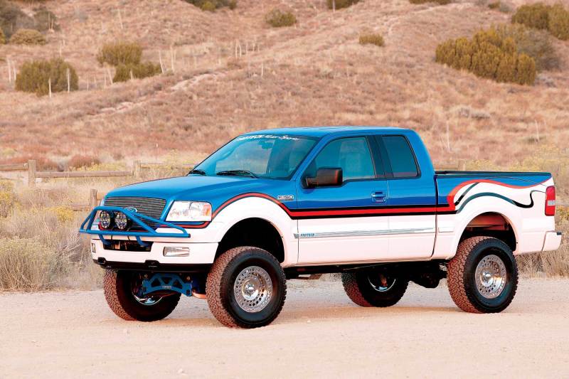 Fabtech 04-08 Ford F150 4WD 6in Perf Sys w/Dlss 2.5 C/Os & Rr Dlss - Mammoth Racing -