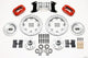 Wilwood Forged Dynalite Front Kit 12.19in Drill-Zinc Red 67-69 Camaro 64-72 Nova Chevelle - My Store