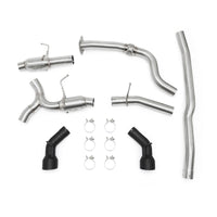 Mishimoto 2016+ Chevrolet Camaro 2.0T Dual Black Tip Cat-Back Exhaust - Mammoth Racing -