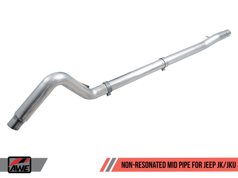 AWE Tuning 07-18 Jeep Wrangler JK/JKU 3.6L Non-Resonated Mid Pipe - My Store