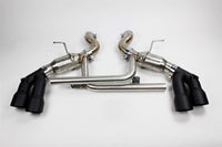 Mishimoto 2016+ Chevrolet Camaro SS Quad-Tip Pro Axle-Back Exhaust w/ Black Tips - Mammoth Racing -