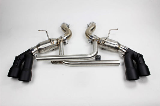 Mishimoto 2016+ Chevrolet Camaro SS Quad-Tip Pro Axle-Back Exhaust w/ Black Tips - Mammoth Racing -