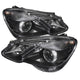 Xtune Mercedes E-Class 10-12 OE Projector Headlights (w/AFS. Hid Fit) Black PRO-JH-MBW21210-AFS-BK - Mammoth Racing -