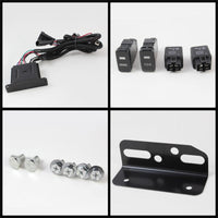 Spyder Toyota FJ Cruiser 07-14 Fog Lights With LED Daytime Running Lights w/swch Blk FL-DRL-TFJ07-BK - Mammoth Racing -