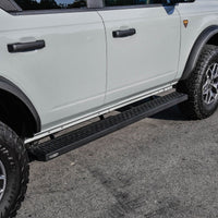 Westin Grate Steps Running Boards 75 in - Textured Black - Mammoth Racing -