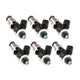 Injector Dynamics 2600-xds Injectors - 48mm Length - 14mm Top - 14mm Lower O-Ring R35 (Set of 6) - Mammoth Racing -