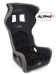 PRP Alpha Head Containment Composite Seat- Black/Grey - Mammoth Racing -