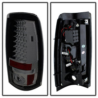 Spyder Chevy Silverado 1500 03-06 (Does Not Fit Stepside)LED Tail Lights Smke ALT-YD-CS03-LED-SM - Mammoth Racing -