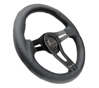 NRG Reinforced Steering Wheel (320mm) w/Carbon Center Spoke - My Store