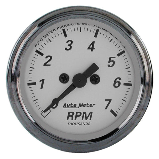 AutoMeter American Platinum 2-1/16in 7K RPM In-Dash Tachometer Gauge - My Store