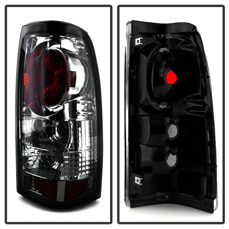 Spyder Chevy Silverado 1500/2500 99-02 (Not Stepside) Euro Style Tail Lights Smke ALT-YD-CS99-SM - Mammoth Racing -