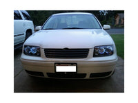Spyder Volkswagen Jetta 99-05 Projector HeadlightsDRL Blk PRO-YD-VJ99-DRL-BK - Mammoth Racing -