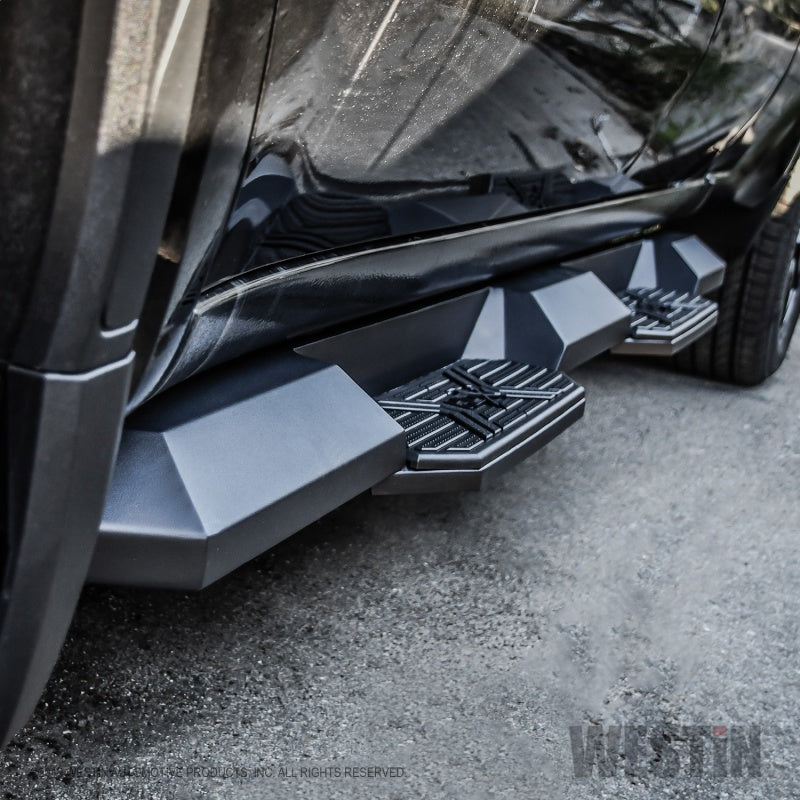 Westin 19-22 Chevrolet Silverado 1500 DC HDX Xtreme Nerf Step Bars - Tex. Blk - Mammoth Racing -