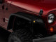 Officially Licensed Jeep 07-18 Jeep Wrangler JK Slim Fender Flares w/ Jeep Logo- Front - Mammoth Racing -