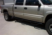 N-Fab Nerf Step 01-06 Chevy-GMC 2500/3500 Crew Cab 6.5ft Bed - Gloss Black - Bed Access - 3in - Mammoth Racing -