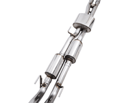 AWE 16-22 Toyota Tacoma 0FG Catback Exhaust w/ BashGuard - Dual Chrome Silver Tips - My Store