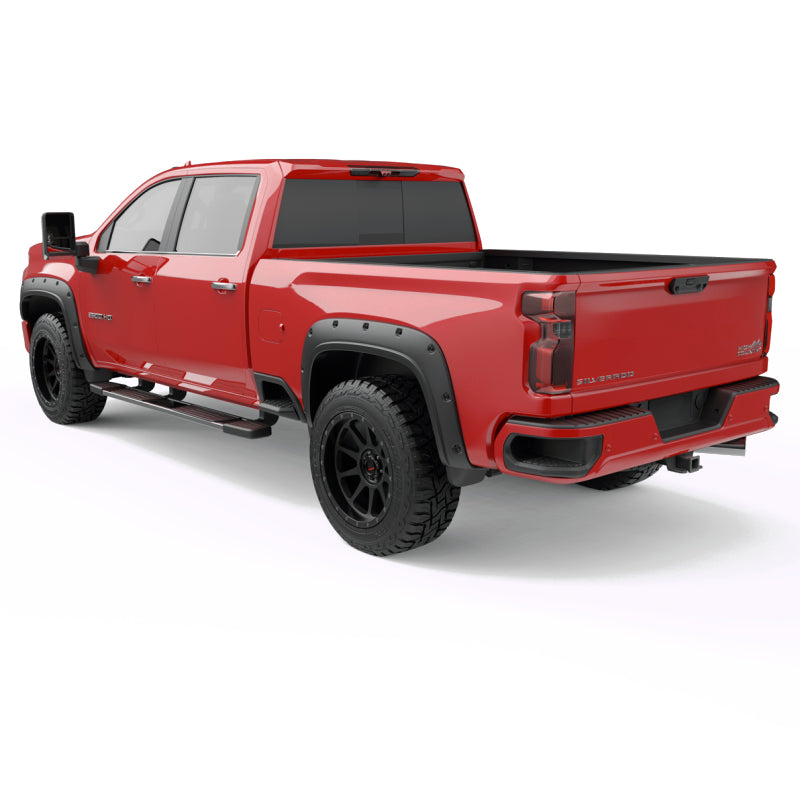EGR 20-23 Chevrolet Silverado 2500Hd Traditional BoltOn Look Fender Flares w/Black-Out Bolt Kit Set - Mammoth Racing -